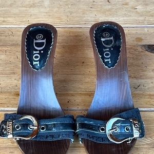 Vintage Christian Dior slides EU 41